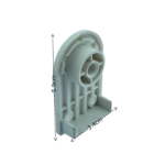 32'lik Gri Yaylı Stor Perde ve Projeksiyon Perde Boru Sonu Ayak - Görsel 12