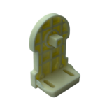 Geniş Kasa Kare Tıpalı İnce Belli Krem Ayak - Görsel 8