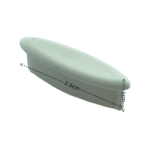 Katlamalı Perde Krem Katman Oval Çıta Tıpası - Görsel 9