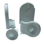 32'lik Beyaz Mandallı Ayak ve Kare Pimli Mekanizma Takım - Görsel 11