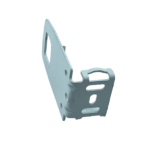 Dar Kasa Kare Pimli Uzun Beyaz Boyalı Metal Ayak - Görsel 9