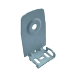 Dar Kasa Yuvarlak Delikli Uzun Beyaz Boyalı Metal Ayak - Görsel 5