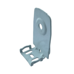 Dar Kasa Yuvarlak Delikli Uzun Beyaz Boyalı Metal Ayak - Görsel 6