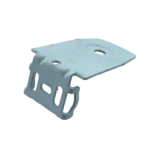 Dar Kasa Yuvarlak Delikli Uzun Beyaz Boyalı Metal Ayak - Görsel 10