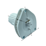 45'lik Motorlu Perde Kare Pimli Beyaz Manuel Zincir Mekanizma - Görsel 11