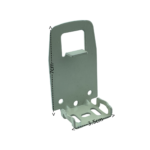 Dar Kasa Kare Pimli Krem Boyalı Metal Ayak - Görsel 10