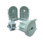 38 lik Jumbo Beyaz Zincir Mekanizma ve Plastik Dişi Ayaklı Takım - Görsel 10