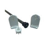 32 lik Siyah Yaylı Stor Perde ve Projeksiyon Perde Yay Ve Ayaklı Takım - Görsel 5