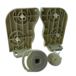 Çiftli Mekanizma Krem Kapalı Kasa Kapak ve Mekanizma Takım - Görsel 4