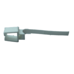 Rustik Perde Ray Kelepçesi Beyaz - Görsel 3