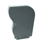 Kapalı Kasa Perde Kare Tıpalı Çiftli Mekanizma Beyaz Sol Kapak - Görsel 6