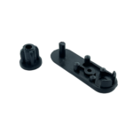 Zebra Perde Oval Siyah Etek Çıta Tıpası - Görsel 9