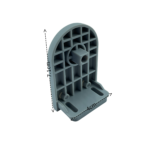 Geniş Kasa Kare Tıpalı Gri Ayak - Görsel 11