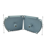 Kapalı Kasa Perde Küçük Kutu Gri Kapak Takımı - Görsel 9