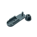 Zebra Perde Oval Gri Etek Çıta Tıpası - Görsel 8