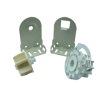 38' lik Kısa Metal Ayaklı Stor Perde Mekanizması Krem - Görsel 4