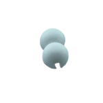 Perde Plastik Beyaz Yuvarlak Çocuk Kilitli Zincir Kilidi - Görsel 3