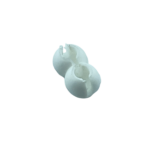 Perde Plastik Beyaz Yuvarlak Çocuk Kilitli Zincir Kilidi - Görsel 5