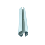 Stor Perde Büyük Yuvarlak Beyaz Alüminyum Etek Çıtası - Görsel 8