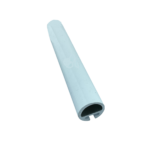 Stor Perde Büyük Yuvarlak Beyaz Alüminyum Etek Çıtası - Görsel 9