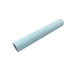 Stor Perde Küçük Yuvarlak Beyaz Alüminyum Etek Çıtası - Görsel 5