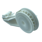 Yüksek Kasa Katlamalı Perde Beyaz Zincir Mekanizması Altıgen Milli