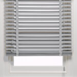 50 mm Gri TruWood Ahşap Jaluzi Perde Kurdele Merdivenli TRU115K