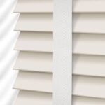 50 mm Kirli Beyaz TruWood Ahşap Jaluzi Perde Kurdele Merdivenli - Görsel 3