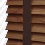 50 mm Spruce Ahşap Jaluzi Perde İp Merdivenli - Görsel 3