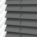50 mm Anthratic Ahşap Jaluzi Perde İp Merdivenli - Görsel 3