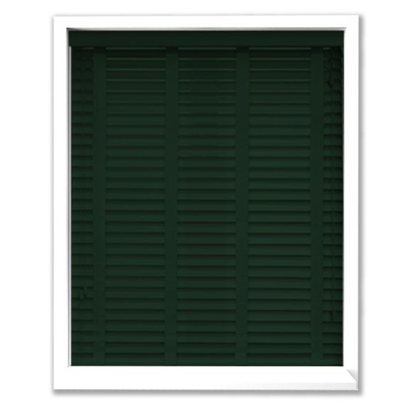 ana_ekran_kurdale 50 mm Antrasit Yeşil Ahşap Jaluzi Perde Kurdela Merdivenli - Görsel 1