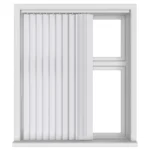 Beyaz Kumaş Dikey Perde 89mm DKP500 - Görsel 4