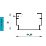 Dikey Perde Plastik Üst Kasa - Görsel 2