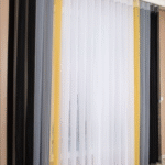 Kirli Beyaz Tül Dikey Perde