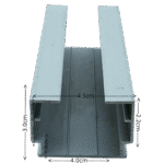 Dikey Perde Alüminyum Yüksek Üst Kasa - Görsel 4