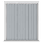 Gri Kumaş Dikey Perde 127mm DKP1400 - Görsel 2