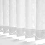 Gri Keten Kumaş Dikey Perde