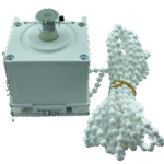 50mm Ahşap Jaluzi Redüktörlü Zincir Mekanizma Beyaz - Görsel 6