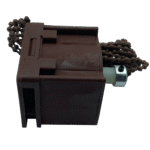 50mm Ahşap Jaluzi Redüktörlü Zincir Mekanizma Kahverengi - Görsel 5