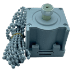 50mm Ahşap Jaluzi Redüktörlü Zincir Mekanizma Açık Gri - Görsel 3