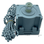 50mm Ahşap Jaluzi Redüktörlü Zincir Mekanizma Açık Gri - Görsel 6