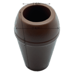 Ahşap Jaluzi Perde Kahverengi Plastik Püskül - Görsel 9