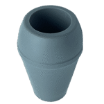 Ahşap Jaluzi Perde Açık Gri Plastik Püskül - Görsel 8