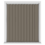 Kahverengi Kumaş Dikey Perde 127mm DKP1800 - Görsel 2