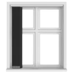 Siyah Kumaş Dikey Perde 89mm DKP2900 - Görsel 5