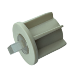 28'lik Kare Şeffaf Pimli Krem Boru Sonu Tıpası - Görsel 13