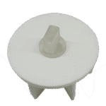 38'lik lik Boru Sonu Şeffaf Pimli Beyaz Tıpa - Görsel 2