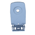 Dar Kasa Yuvarlak Delikli Uzun Beyaz Boyalı Metal Ayak - Görsel 2