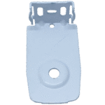 Dar Kasa Yuvarlak Delikli Uzun Beyaz Boyalı Metal Ayak