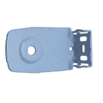 Dar Kasa Yuvarlak Delikli Uzun Beyaz Boyalı Metal Ayak - Görsel 3